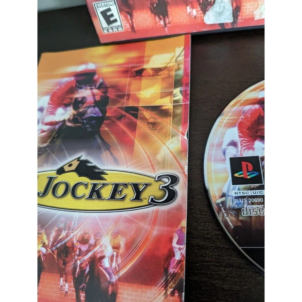 G1 Jockey 3 (PlayStation 2 PS2 2003)  w/ Manual & Tested
